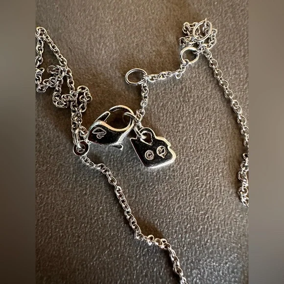 Swarovski crystal necklace. Vintage. Adjustable. - Picture 3 of 9